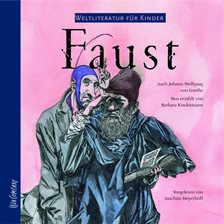 Cover image for Faust von J. W. von Goethe - Weltliteratur für Kinder