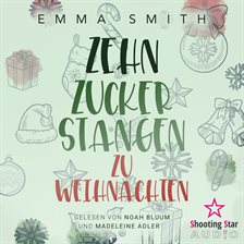 Zehn Zuckerstangen zu Weihnachten