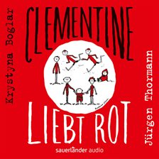 Cover image for Clementine liebt Rot